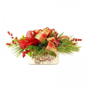 Creative Displays, Inc. Festive Mixed Greens and Red Berry Arrangement BREA3770